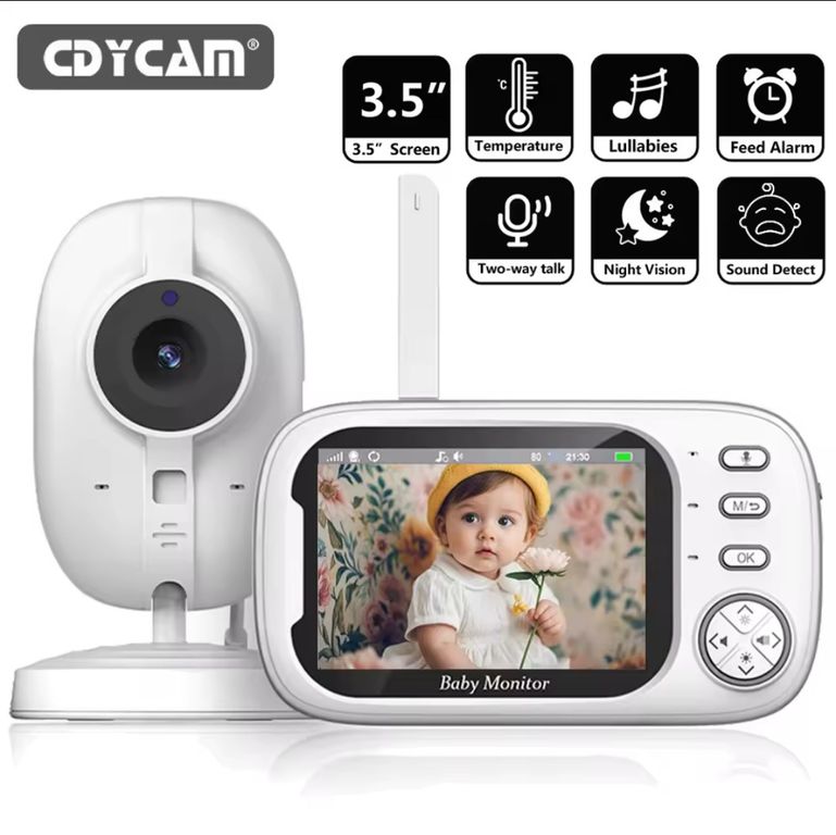 NUEVO VIDEO MONITOR PARA BEBÉ HD VISIÓN NOCTURNA 3.5 "