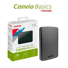 TOSHIBA - Disco duro externo Canvio Basics 1TB, USB 3.0