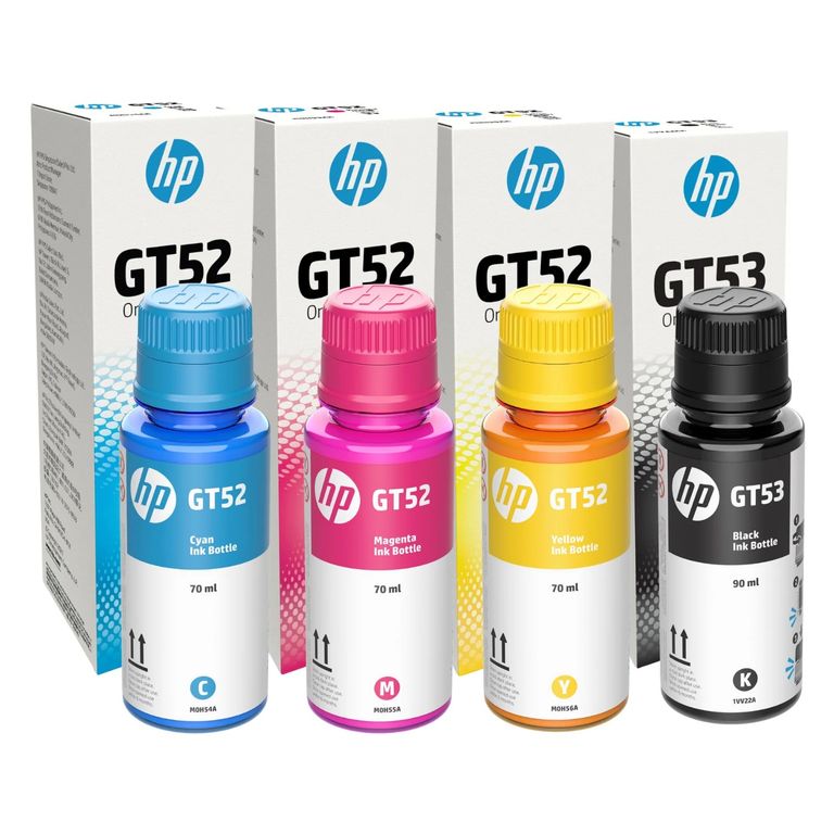 KIT DE 4 TINTAS GT52 COLORES GT53 NEGRO
