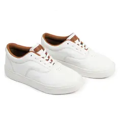 KULTURE - ZAPATILLAS HELLY WHITE - CUERO PERUANO -