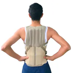 GENERICO - FAJA DORSO RIGIDA DRILL ANTIALERGICO TALLA XL