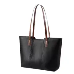 GENERICO - Bolso de Cuero Pu de gran capacidad alta calidad estilo Americano.