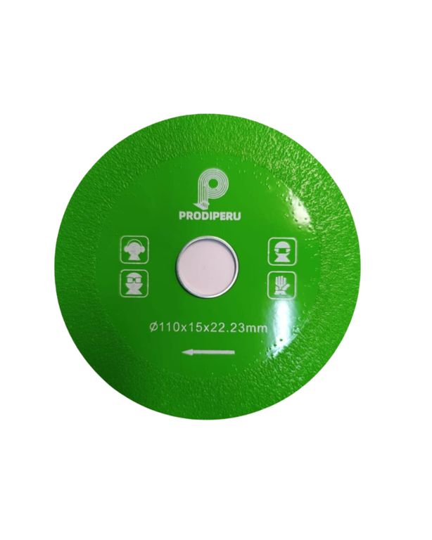 DISCO VERDE EXTRA FINO 110 MM