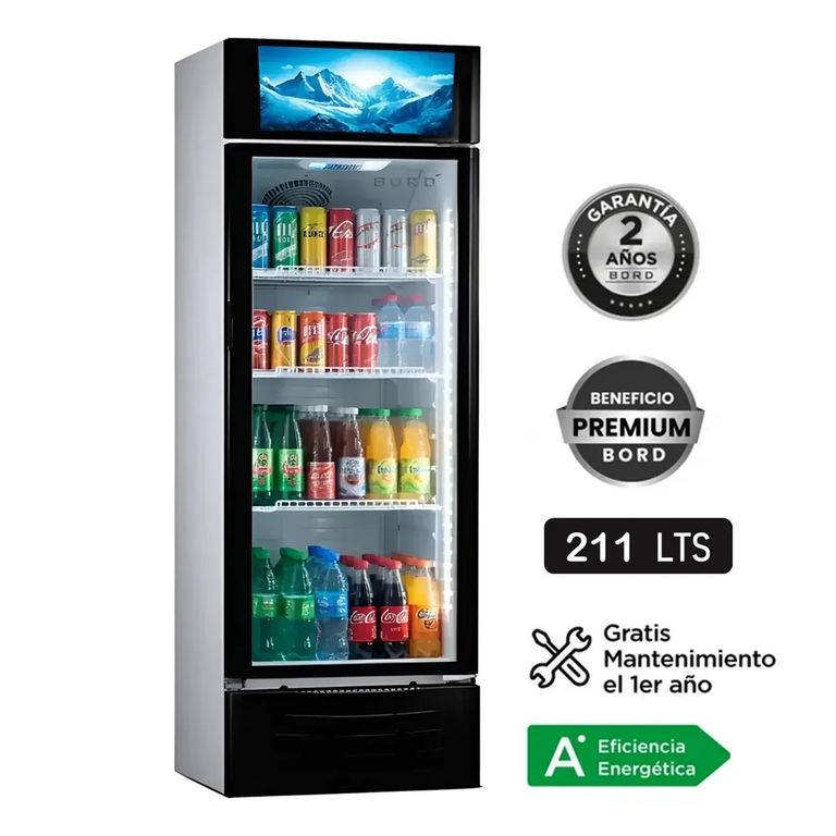 VITRINA EXHIBIDORA VERTICAL 211LT EX211-M