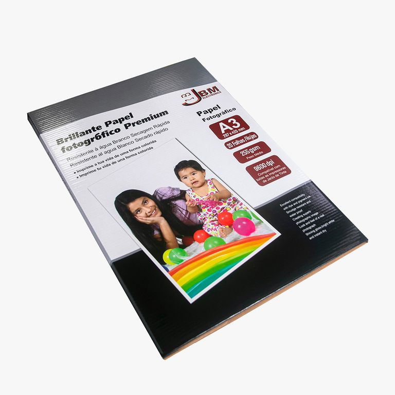 Papel fotográfico brillante premium A3