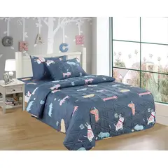 CASATEX - CUBRECAMA KIDS DE 1.5 PLZ 100% ALGODÓN