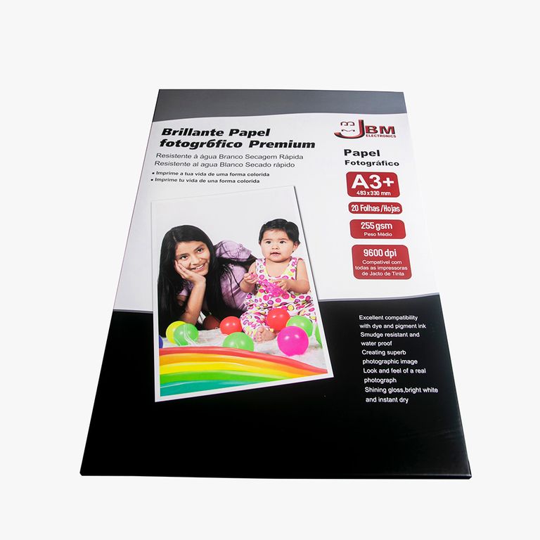 Papel Fotográfico Brillante Premium A3+ MAS
