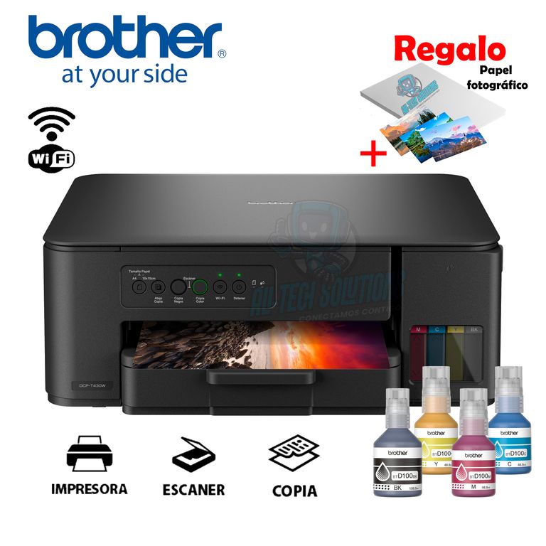 IMPRESORA MULTIFUNCIONAL DCP-T430 WIFI