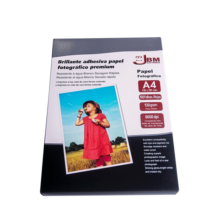 Papel Fotógrafo Adhesivo Brillante Premium A4