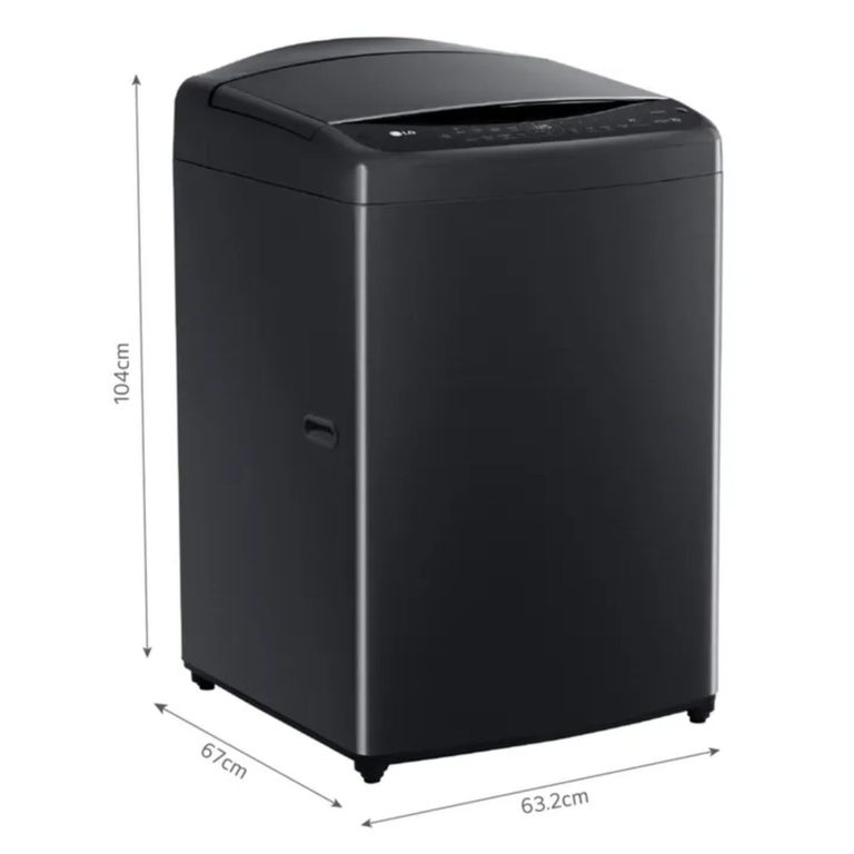 LAVADORA 21KG AI DD WT21PBVS6 NEGRO