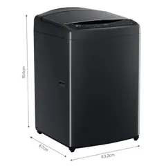 LG - LAVADORA 21KG AI DD WT21PBVS6 NEGRO