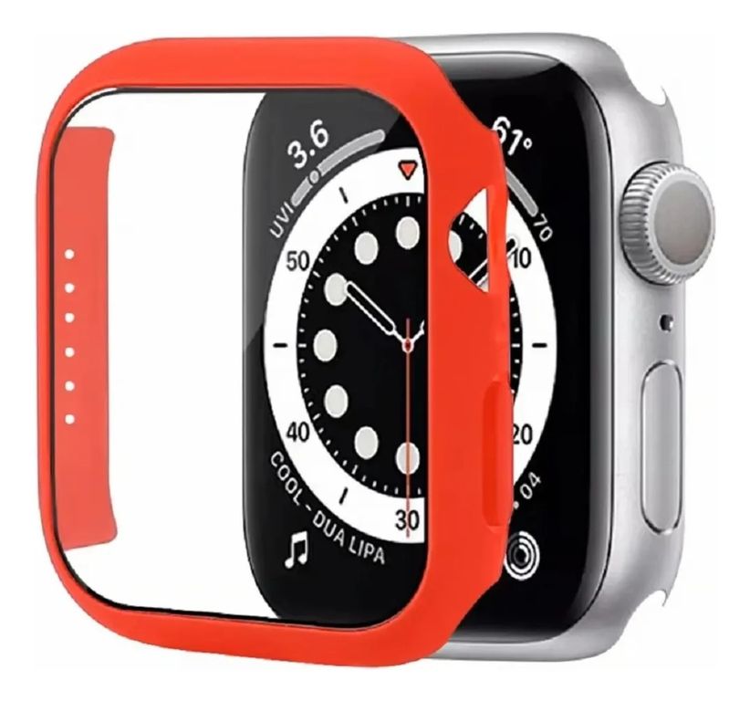 Bumper Case Convertidor a Ultra para Apple Watch 45MM Naranja