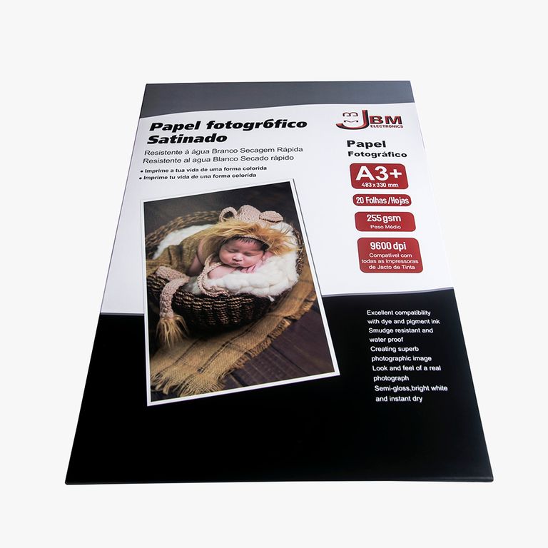 Papel Fotográfico Satinado A3+