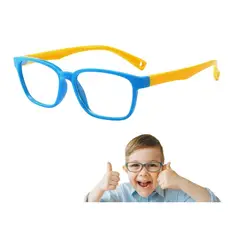 KAILI - Lentes niño AZUL amarillo filtro Anti Luz Azul Computadora proteccion