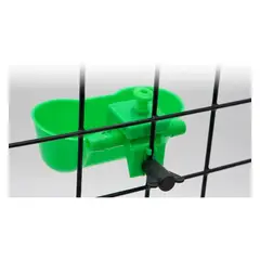 GENERICO - PACK X24 BEBEDERO DOBLE BASCULANTE PARA AVES POLLOS CODORNIZ