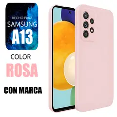 SAMSUNG - Silicone Case Para A13 Rosa Con Marca