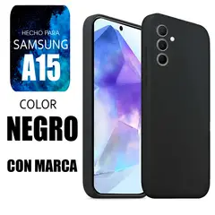 SAMSUNG - Silicone Case Para A15 Negro Con Marca
