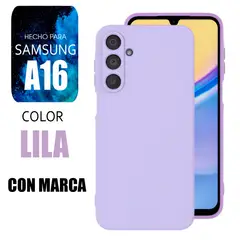 SAMSUNG - Silicone Case Para A16 Lila Con Marca
