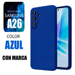 SAMSUNG - Silicone Case Para A26 Azul Con Marca
