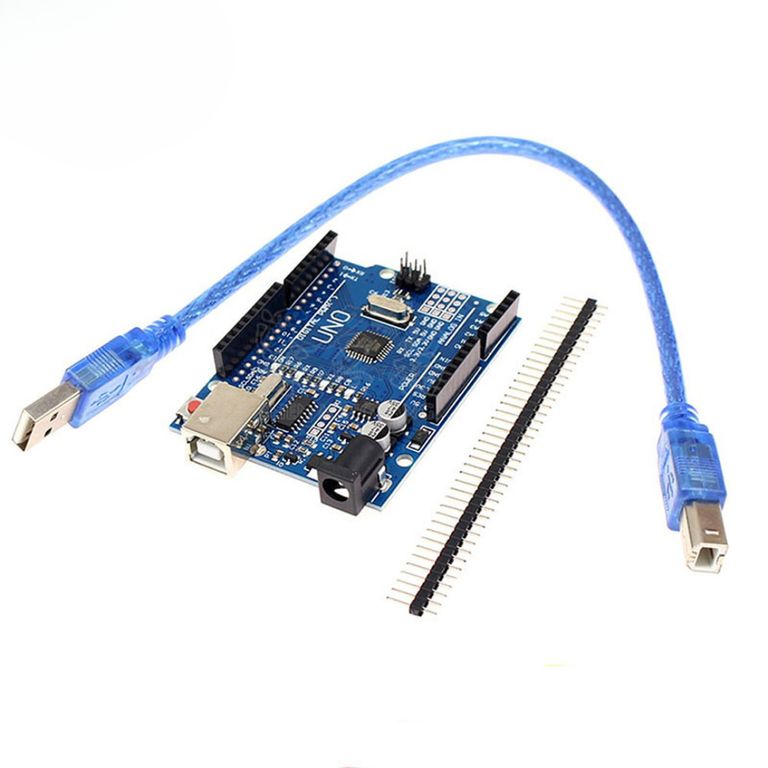 Placa Desarrollo Compatible Arduino UNO R3 Mejorada CH340G MEGA328P y Cable USB B