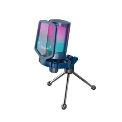 FIFINE - Micrófono A6V RGB Condensador - AZUL