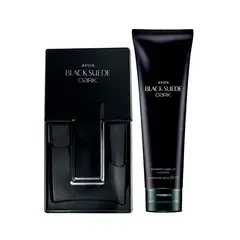 AVON - Black Suede Dark Perfume de Hombre con Shampoo