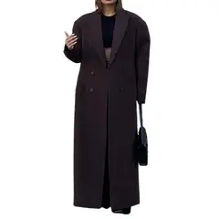 GIOIO - Chaqueta Mujer Rayas Largo Moda Diario Ajustado