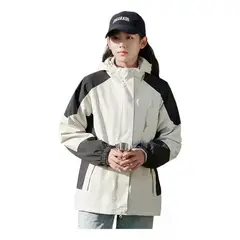 GIOIO - Chamarra Impermeable Y Chamarra Abrigada Tres En Uno 2pcset