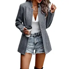 GIOIO - Chaqueta De Traje Casual Slim Fino Fit Mujer Senora Blazer