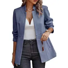 GIOIO - Chaqueta De Traje Casual Slim Fino Fit Mujer Senora Blazer