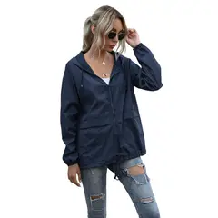 GIOIO - Sudadera Mujer Cómoda Casual Capucha Impermeable