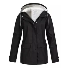 GIOIO - Chamarra Chamarra Impermeable Dama Rompeviento