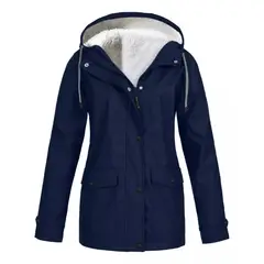 GIOIO - Chamarra Chamarra Impermeable Dama Rompeviento