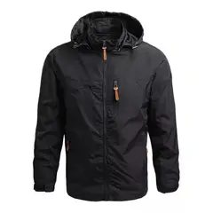 GIOIO - Chamarra Con Capucha Impermeable Para Exteriores