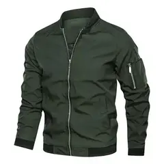 GIOIO - Chaqueta Bomber Casual Ligera Hombre
