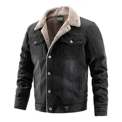 GIOIO - Chaqueta Denim Polar Soft Moscu Hombre