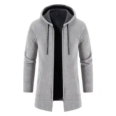 GIOIO - Suéter De Abrigo Largo De Gabardina Para Hombre Jersey