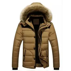 GIOIO - Chaqueta Slim Coreana De Plumón Grueso Para Hombre