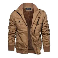 GIOIO - Chamarra Táctica Para Hombre Acolchada Con Múltiples Bolsill