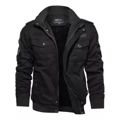 GIOIO - Chamarra Táctica Para Hombre Acolchada Con Múltiples Bolsill