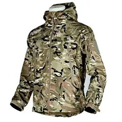 GIOIO - Chamarra Táctica Militar Térmica Impermeable Hombre