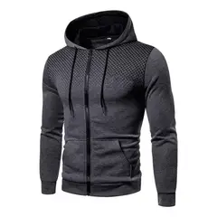 GIOIO - Sudadera De Calidad Con Capucha Y Cierre Para Hombre