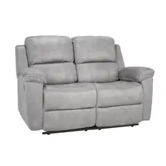 TUGO - SOFA NANTES 2 CUERPOS RECLINABLE MANUAL GRIS