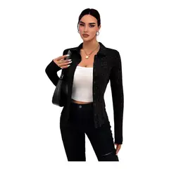 GIOIO - Suéter De Punto De Manga Larga Informal Elegante Para Mujer