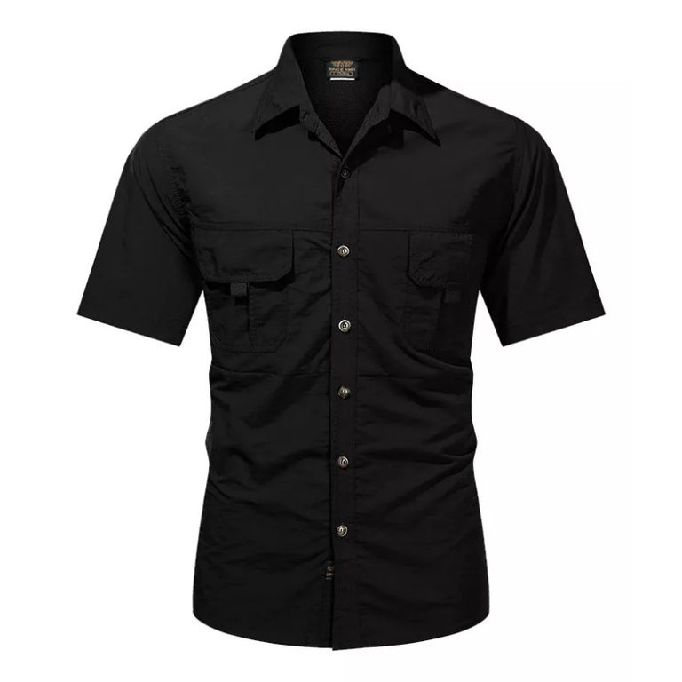 Camisa Táctica De Pesca De Montañismo Casual Para Hombre