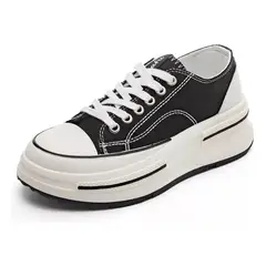 GIOIO - Zapatillas De Casuales Gruesazapatos De Lona Para Mujer