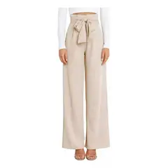 GIOIO - Pantalones Anchos Casuales De Color Liso Para Mujer