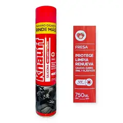 GENERICO - Silicona Aerosol Para Tableros y Cueros Fresa 750 ML