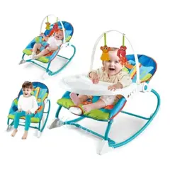 GENERICO - Silla Comedor Mecedora y Vibradora-2 en 1