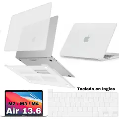 GENERICO - Case + mica +cobertor teclado MacBook Air de 13,6 A3113 M4 A3240 A2681